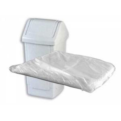 Medium Duty Swing Bin Liners - White - Pack of 1000