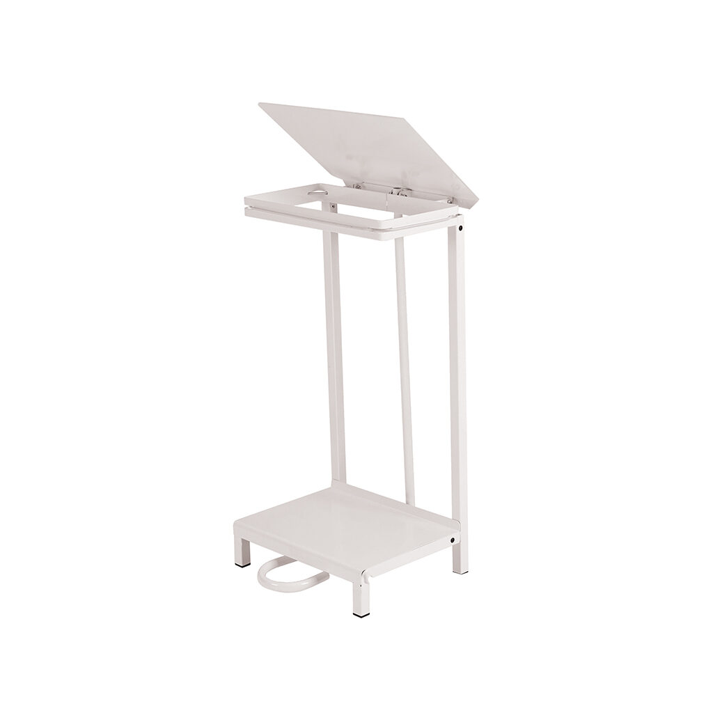 92 Litre High Quality Open Frame Refuse Sack Holder - White