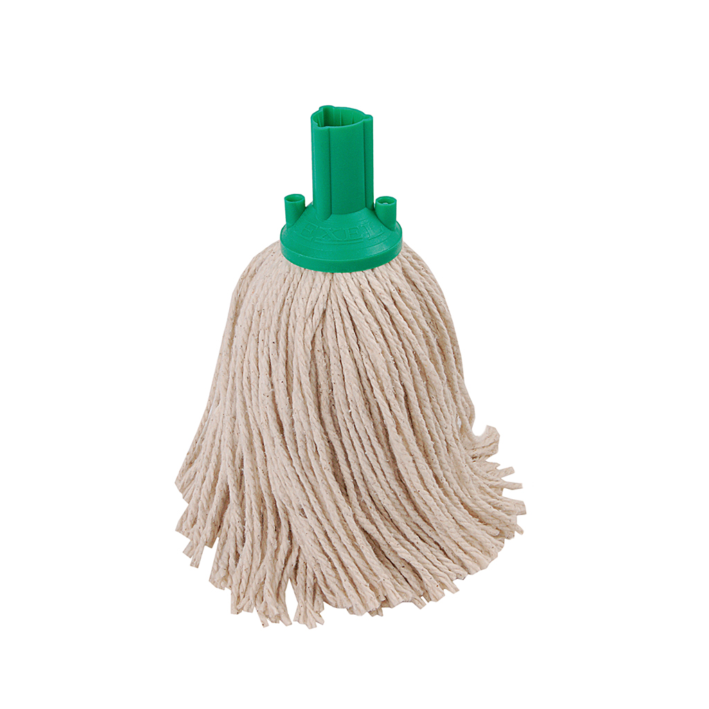 Exel 12PY 200gm Mop Head - Pack of 10 Green