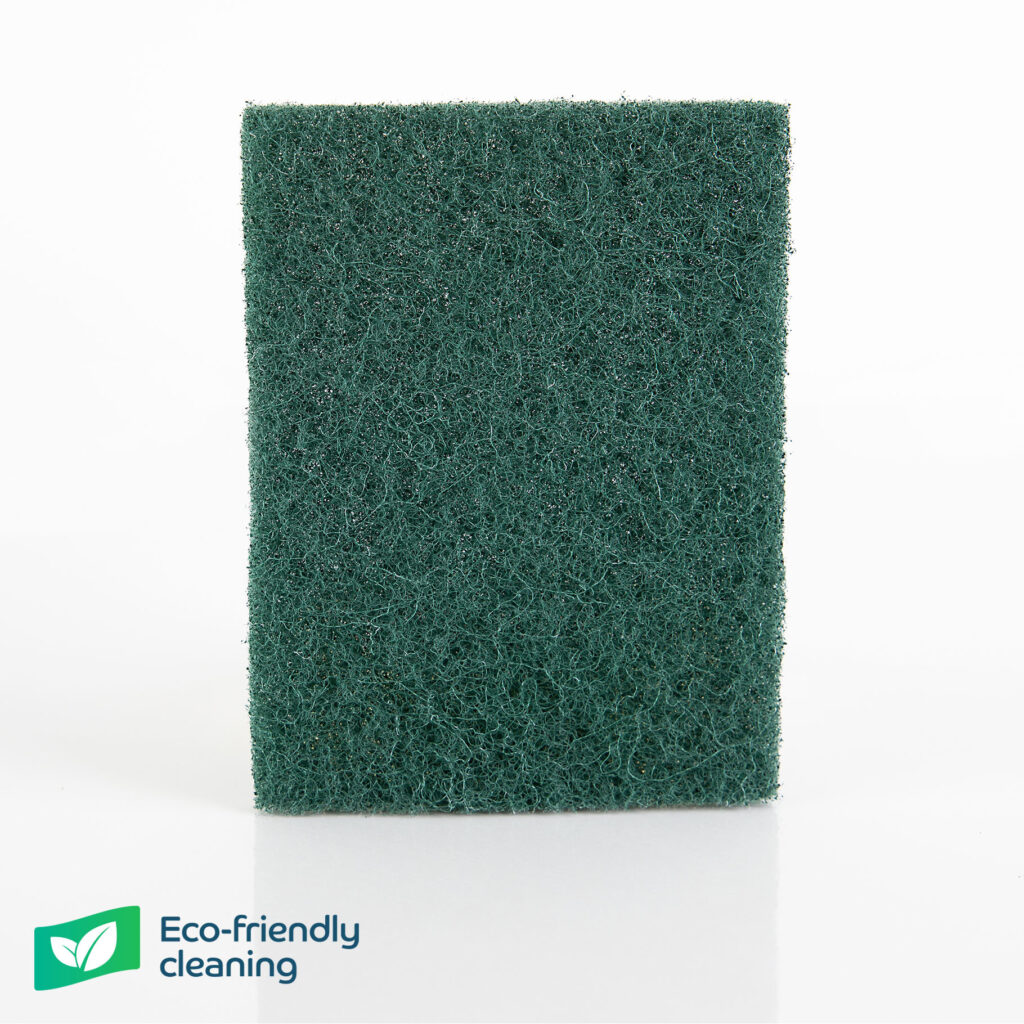 Heavy Duty Green Catering Scourers Economy 23cm x 15cm - Pack of 10