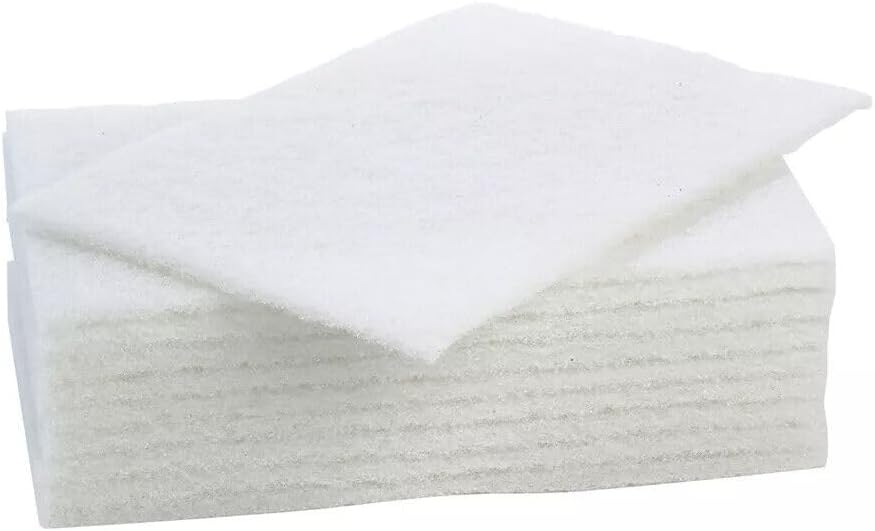 Catering Scourers White Large 23cm x 15cm - Pack of 10