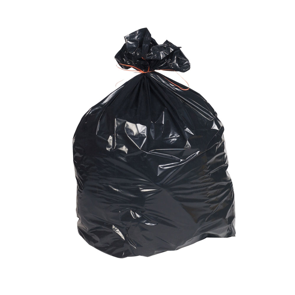 Heavy Duty Square Bin Liners - Black - Pack of 500