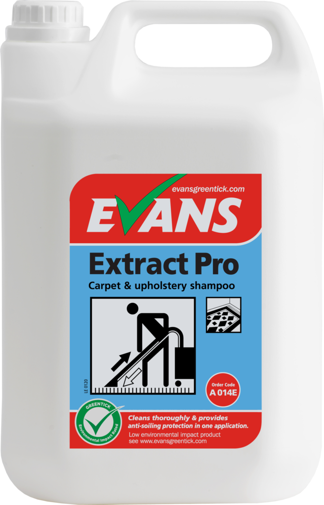 Evans Extract Pro Carpet & Upholstery Shampoo - 5 Litres
