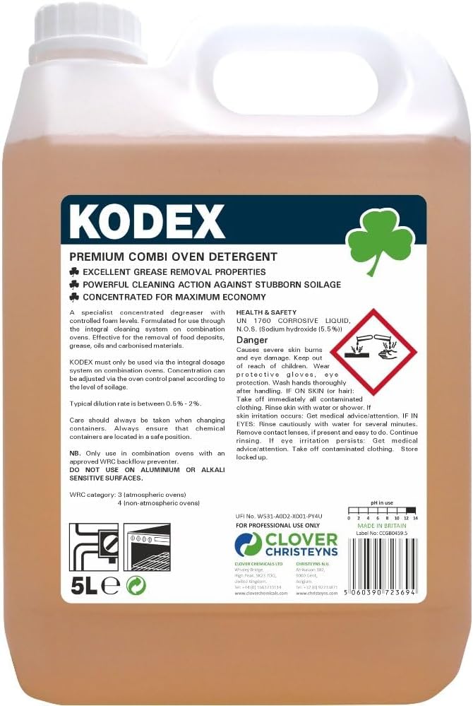 Clover Kodex Combi Oven Detergent 5ltr