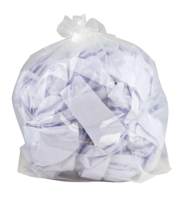 Heavy Duty Clear Bin Bags - 15kg - Pack of 200