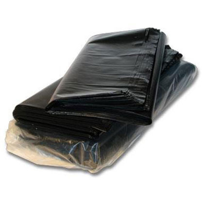 200 Heavy Duty Black Bin Bags - 15kg